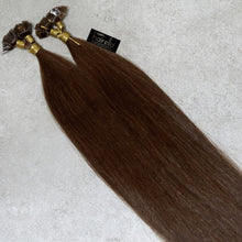 Laden Sie das Bild in den Galerie-Viewer, Premium europäische Echthaar Keratin Bonding Extensions ( 40cm )