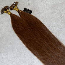 Laden Sie das Bild in den Galerie-Viewer, Premium europäische Echthaar Keratin Bonding Extensions ( 40cm )