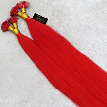 Laden Sie das Bild in den Galerie-Viewer, Premium europäische Echthaar Keratin Bonding Extensions ( 60cm )