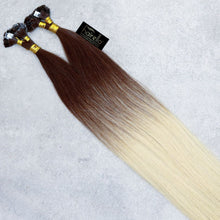Laden Sie das Bild in den Galerie-Viewer, Premium europäische Echthaar Keratin Bonding Extensions ( 60cm )