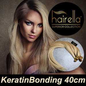 Premium European Human Hair Keratin Bonding Extensions ('40cm')